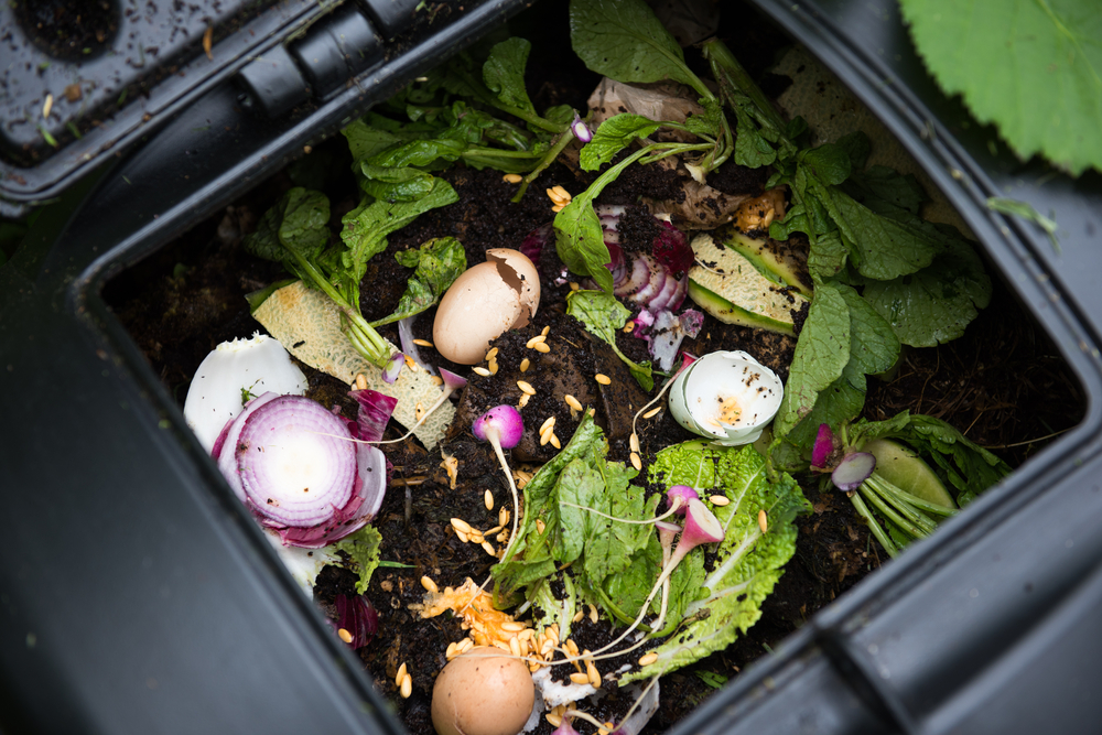 open home compost bin